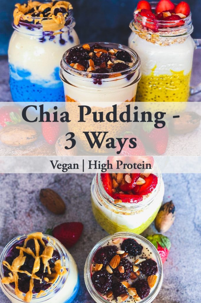 Chia pudding 3 ways