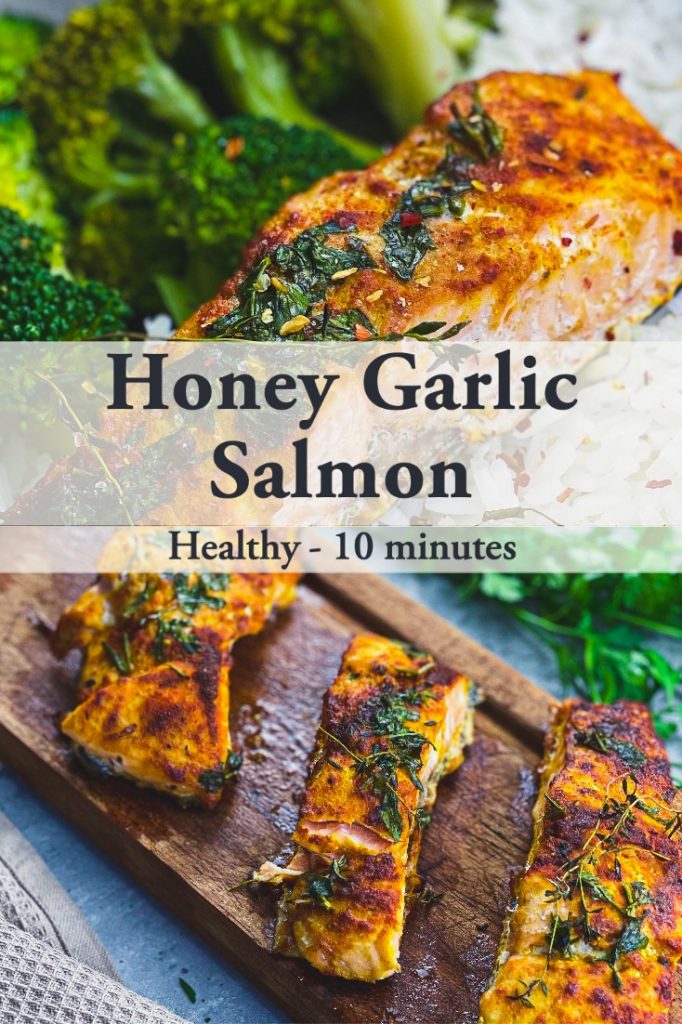 Hone Garlic Salmon