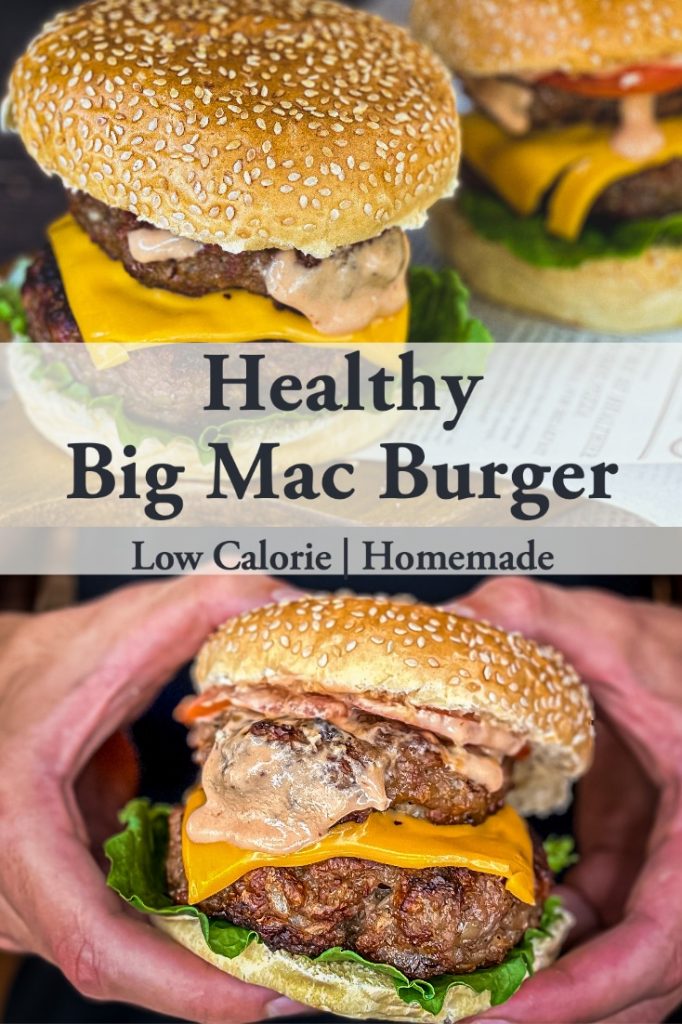 Healthy Big Mac burger