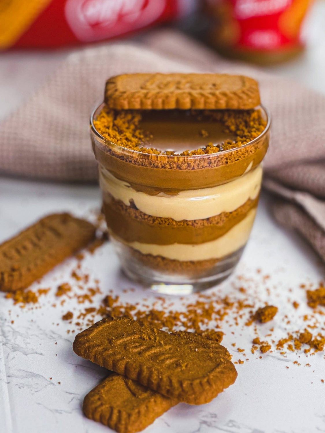 Biscoff Protein Cheesecake