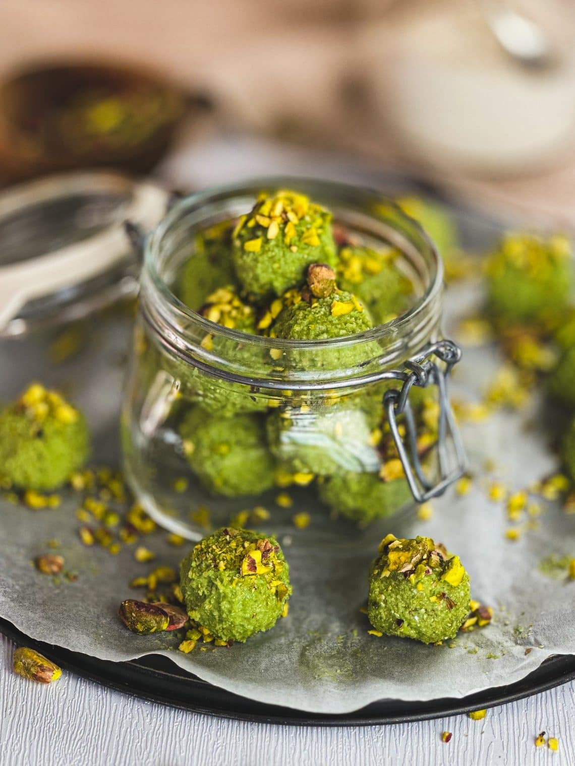 Pistachio Protein balls