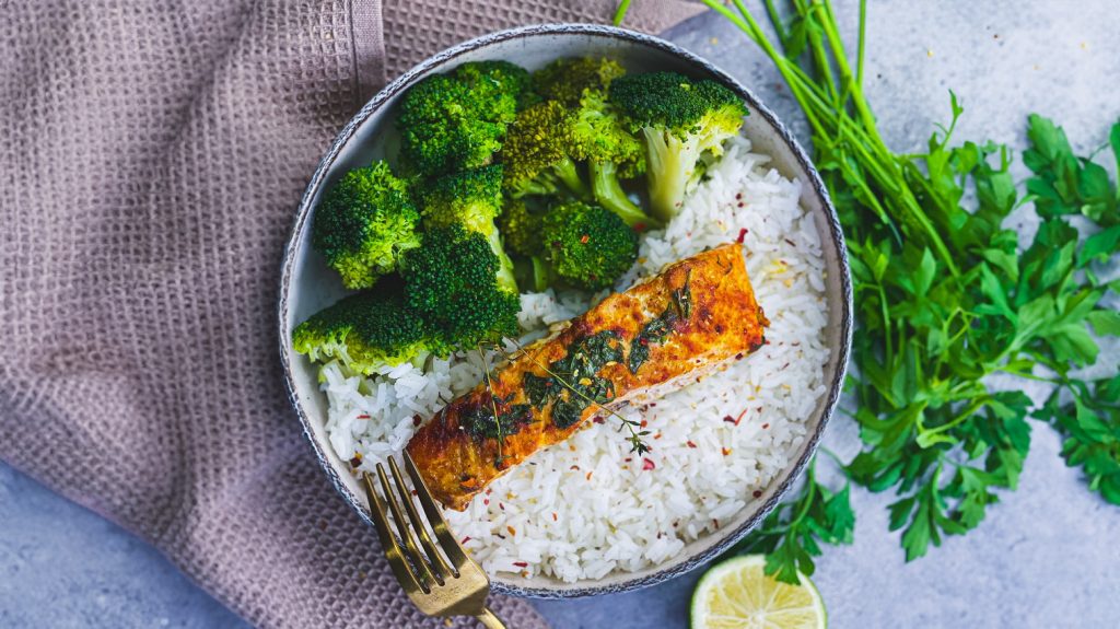 Salmon rice