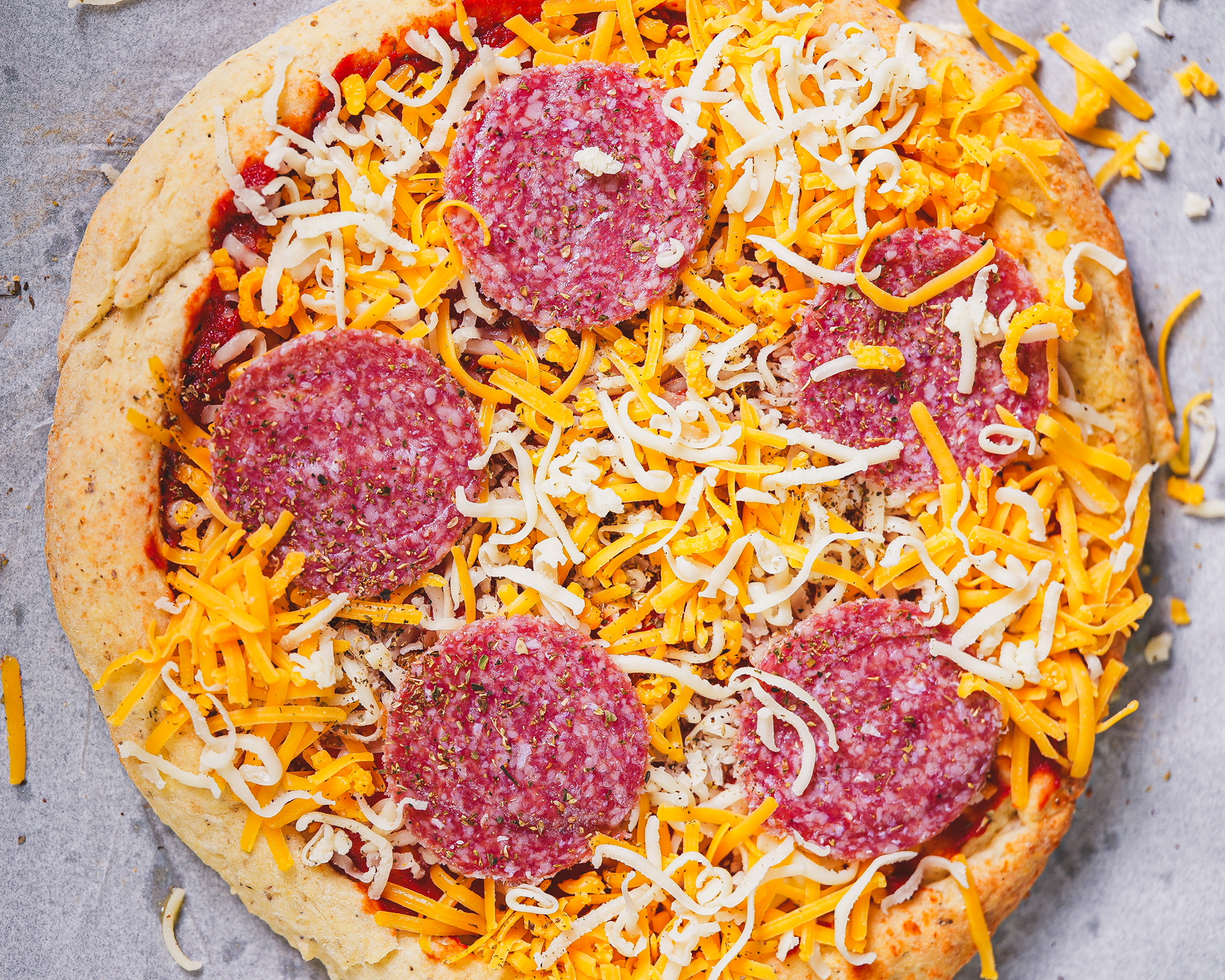 Cottage Cheese Protein Pizza