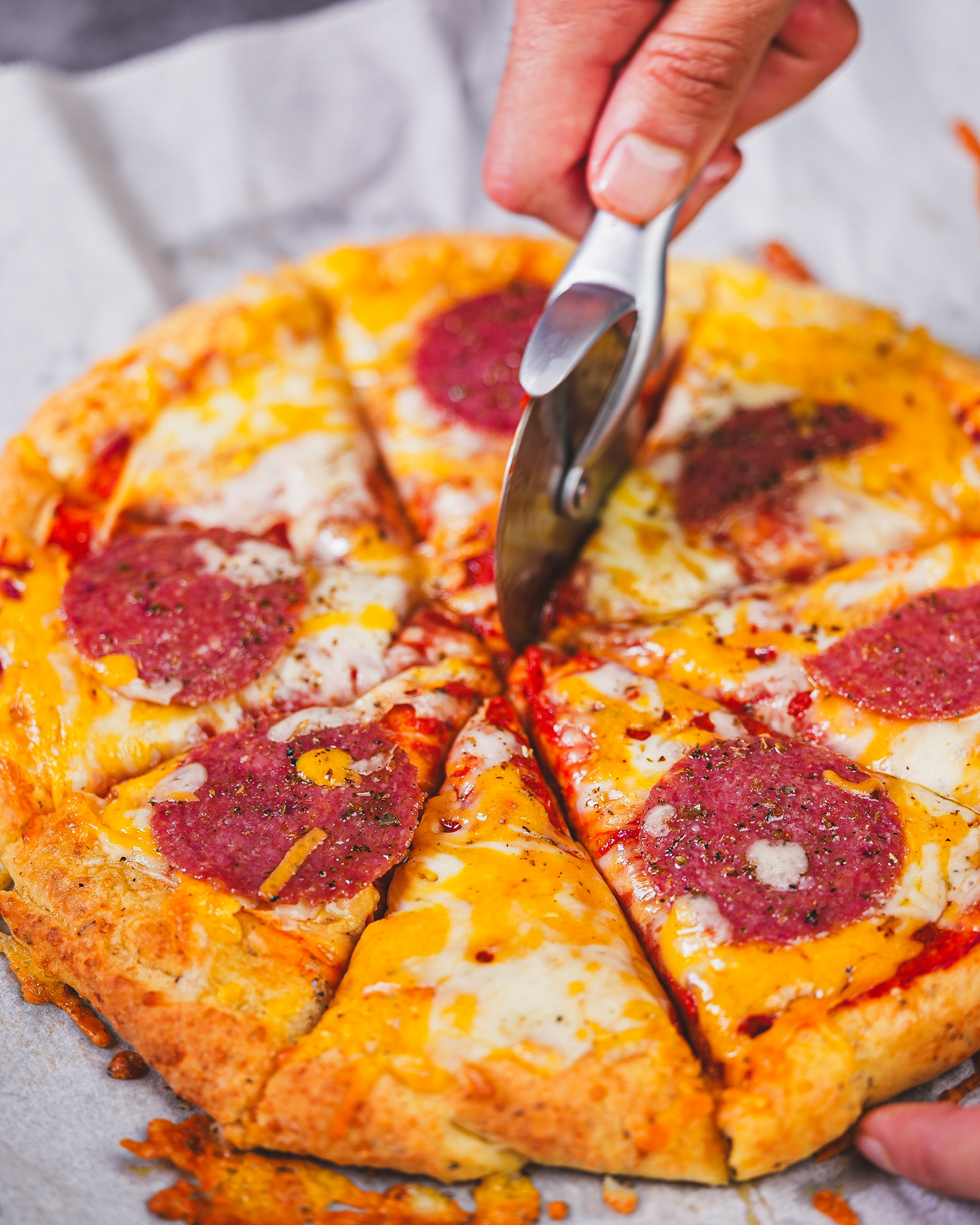 Cottage Cheese Protein Pizza