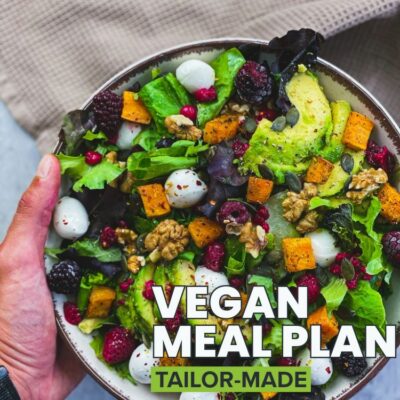 Product photo - vegan plan